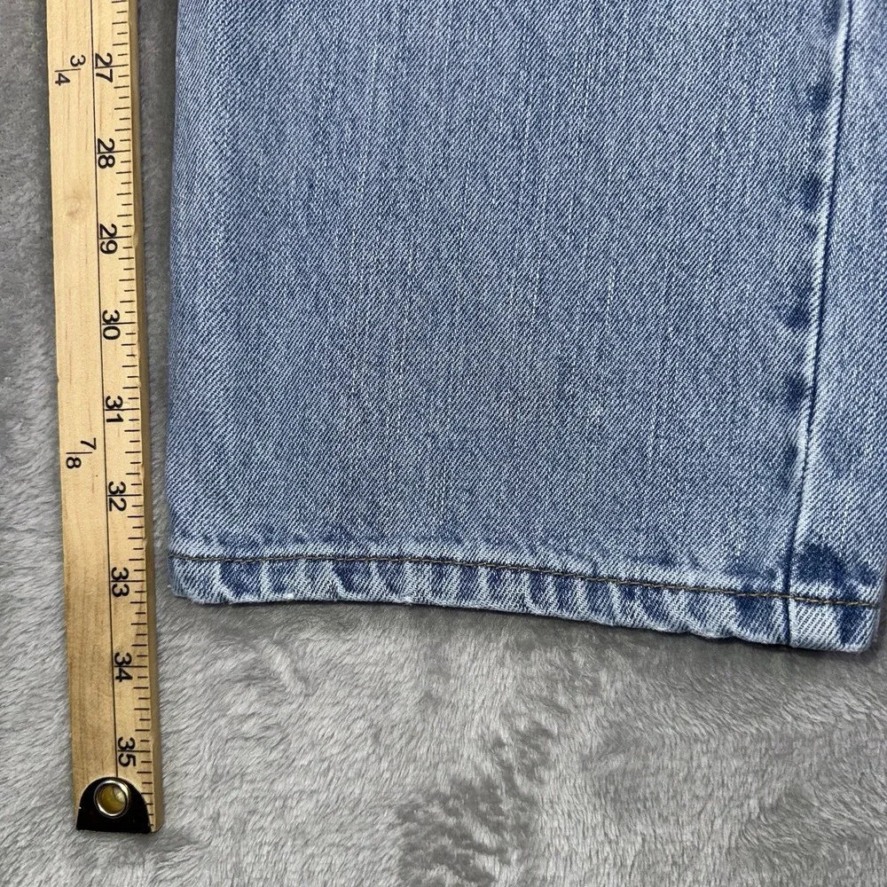Vintage Levi's 505 Jeans Mens 35x33 Regular Fit Straight Leg 2000s Batwing‎ Y2K